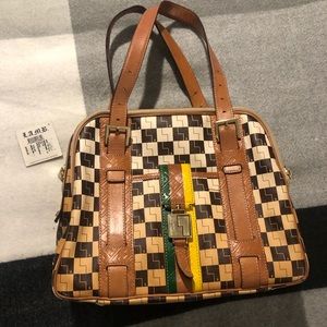 L.A.M.B. 3 Zipper Handbag